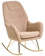 Rocking Chair GULSELE Boucle Beige