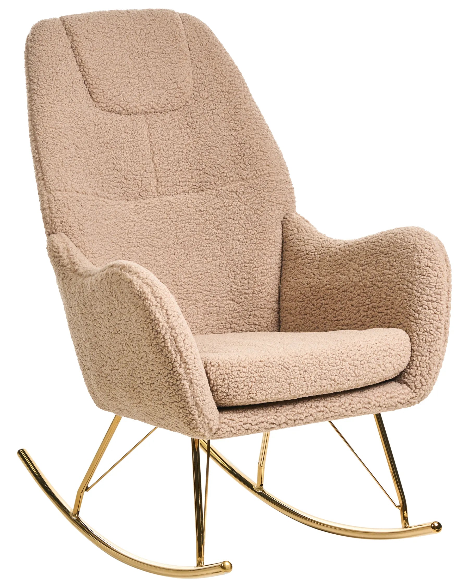 Rocking Chair GULSELE Boucle Beige