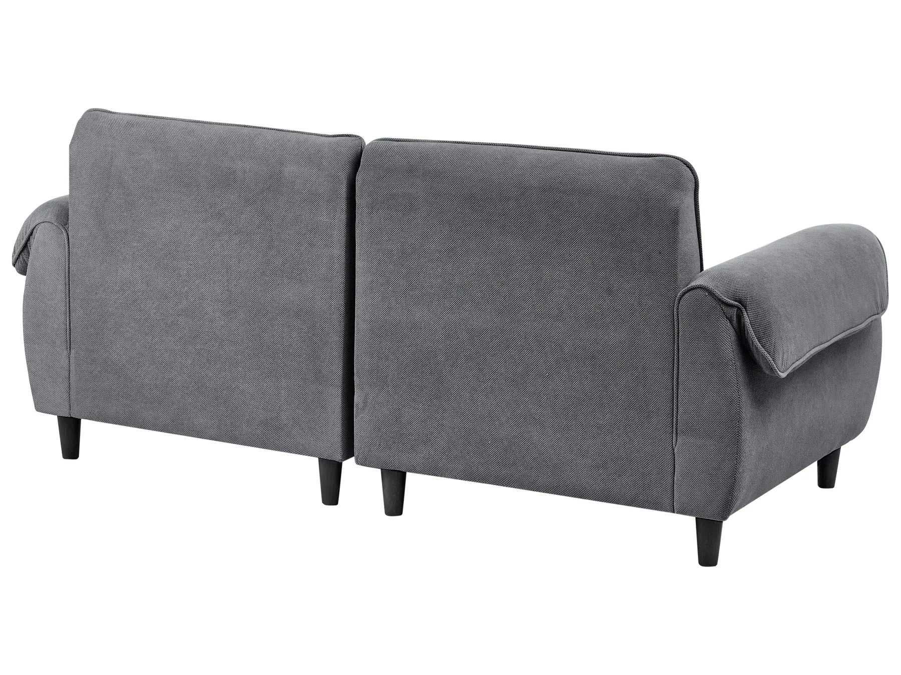 Sofa 3 Seater WETLAN Fabric Dark Grey