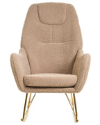 Rocking Chair GULSELE Boucle Beige