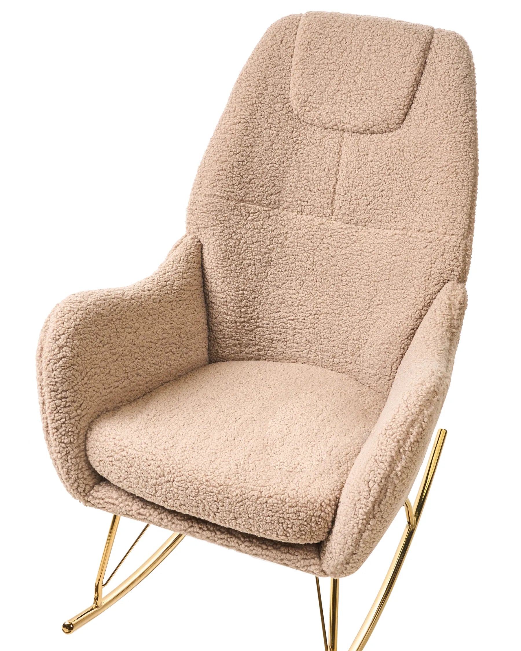 Rocking Chair GULSELE Boucle Beige