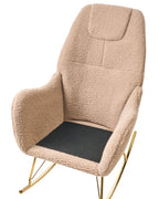 Rocking Chair GULSELE Boucle Beige