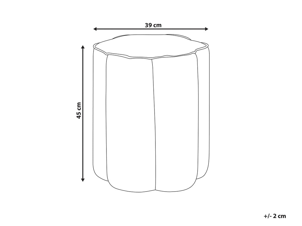 Pouffe TAPPEN Velvet Pink