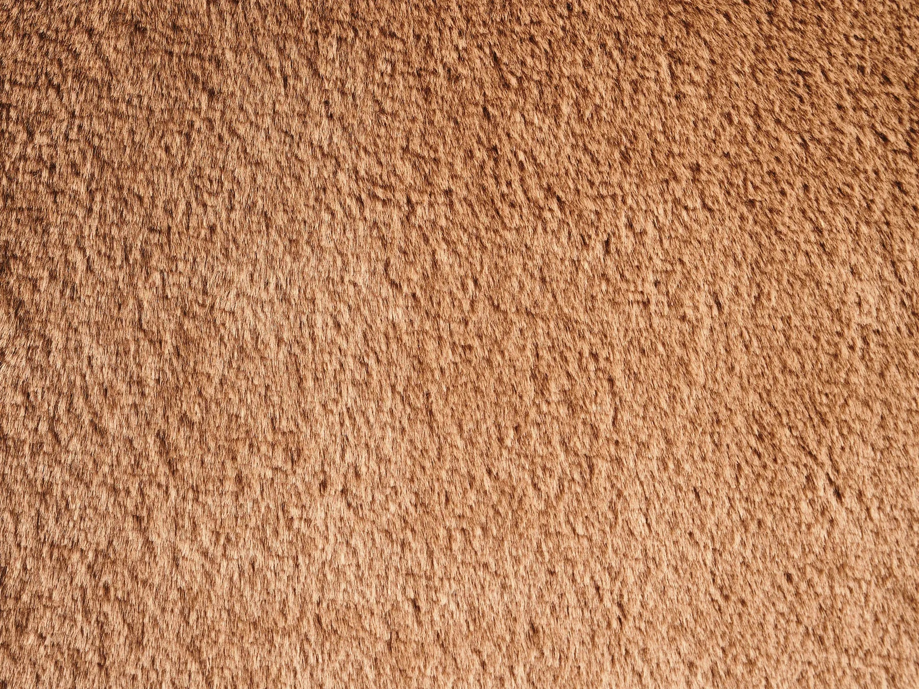 Pouffe BAYARD Faux Fur Light Brown