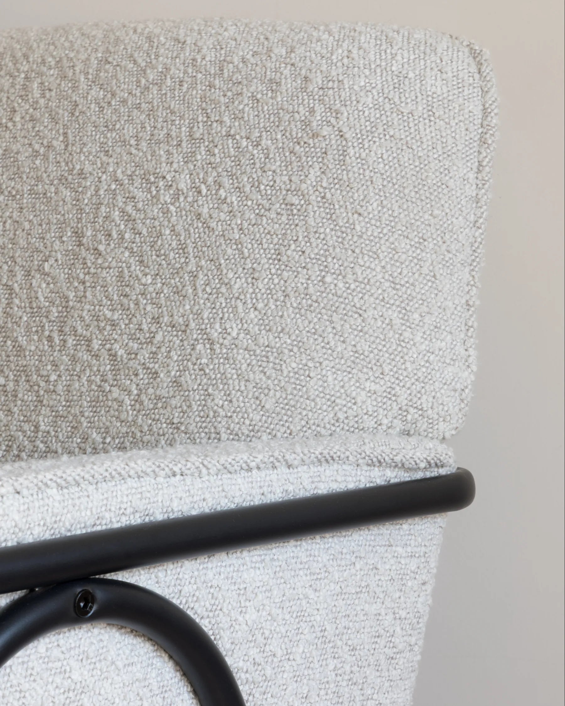 Armchair TRYSNES Fabric Light Beige