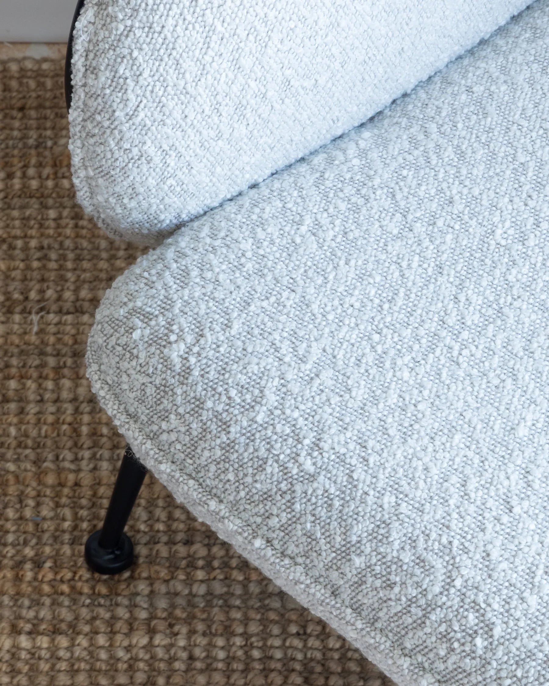 Armchair TRYSNES Fabric Light Beige