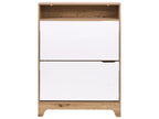 Shoe Storage Cabinet GATTON Light Brown