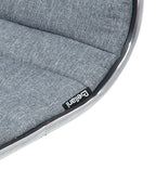 Set of 2 Bar Chairs LUCERNE Swivel Grey