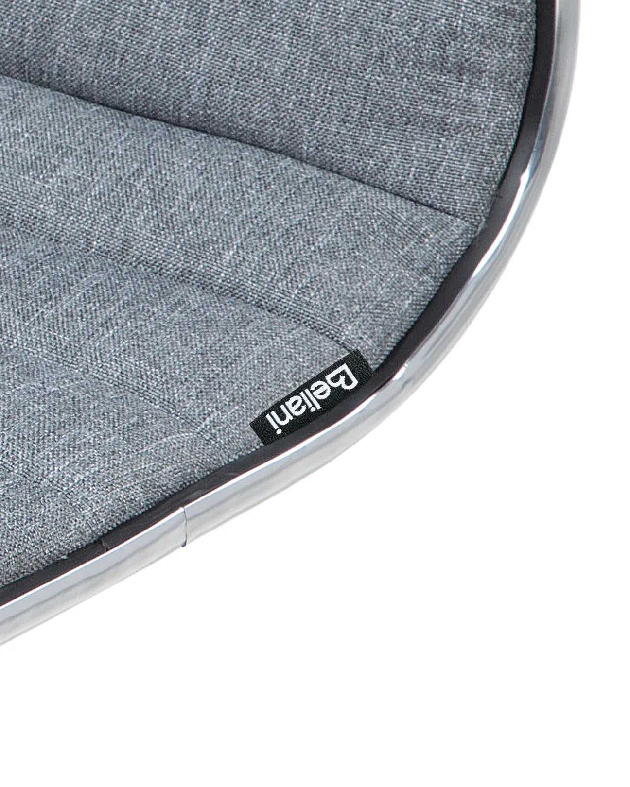 Set of 2 Bar Chairs LUCERNE Swivel Grey