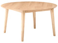 Dining Table HUNTLEY Light Oak 140 cm 140 cm