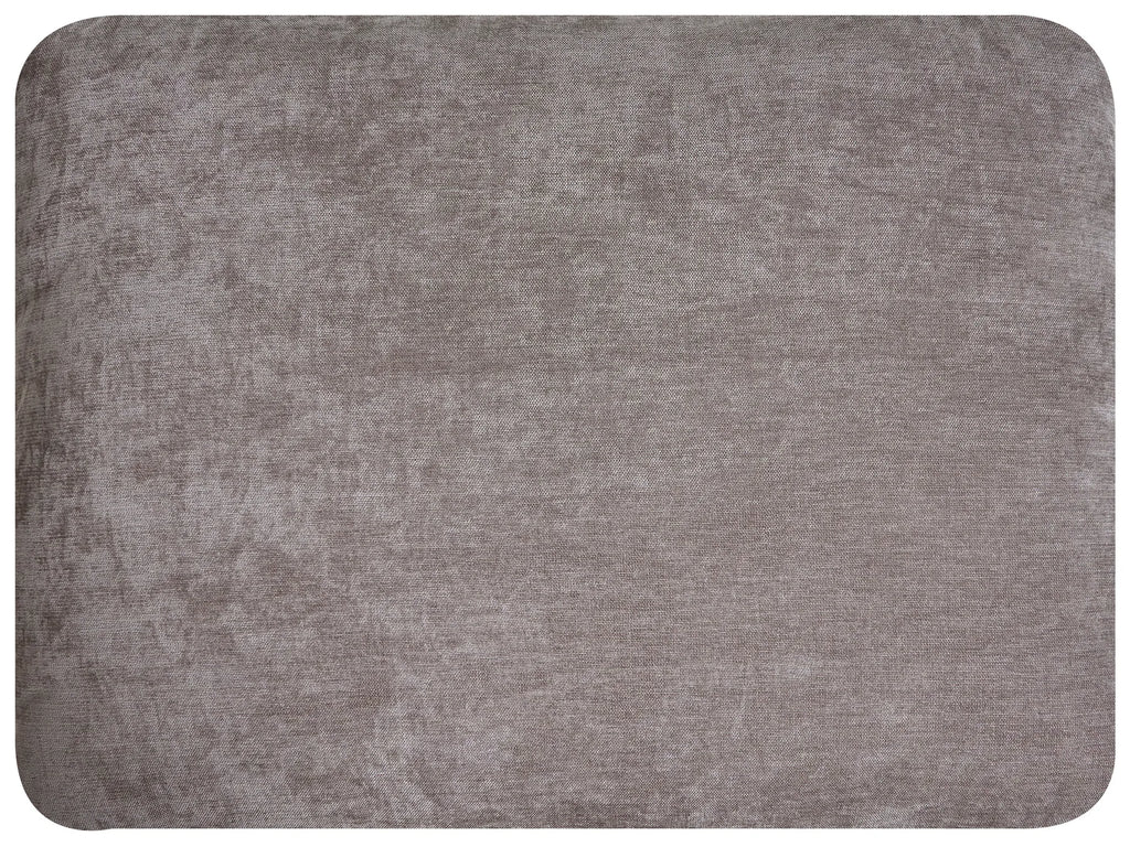 Corner Sofa Bed 3 Seater NUBORG Chenille Taupe Right Hand