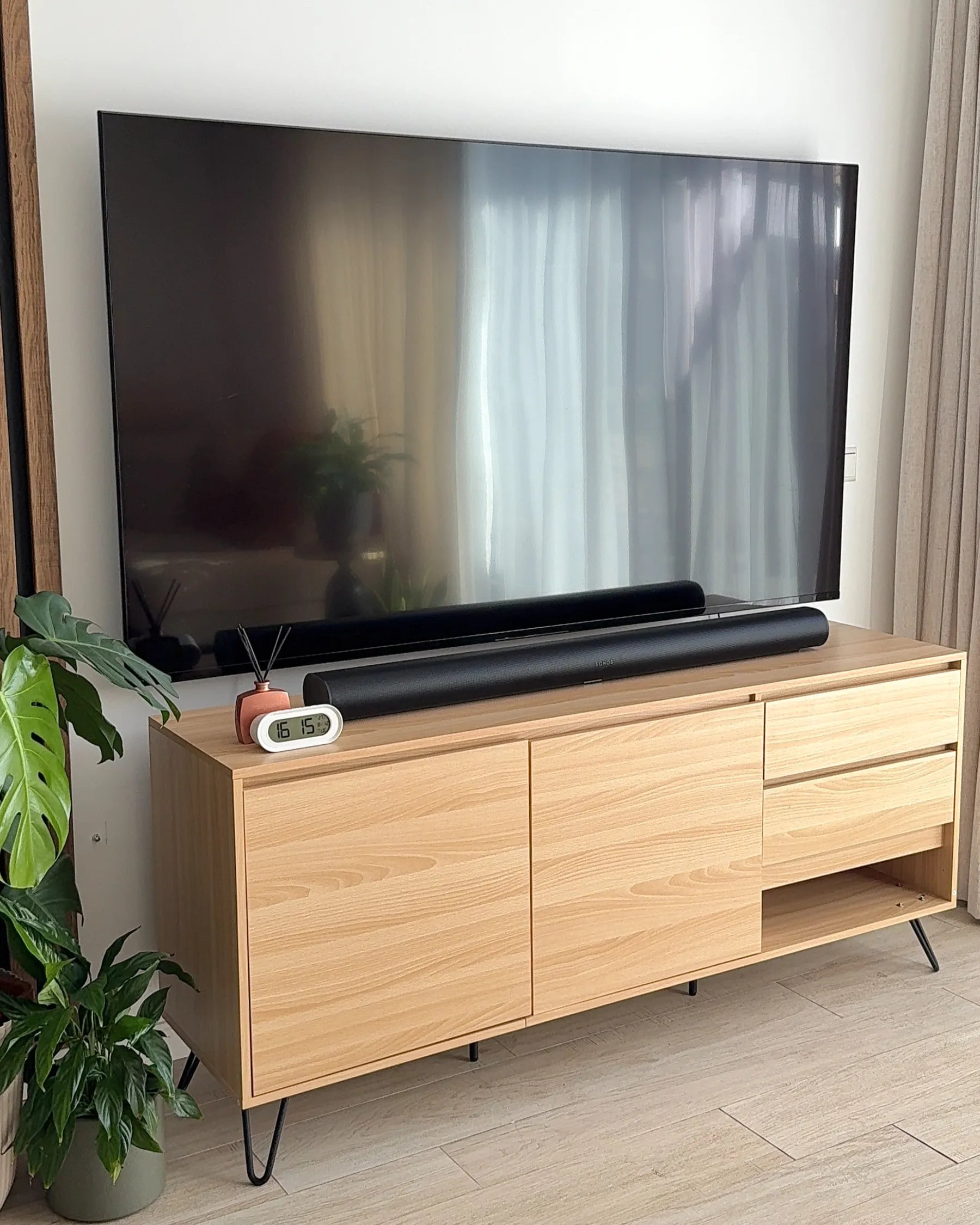 2 Door Sideboard CARDIGAN Light Brown