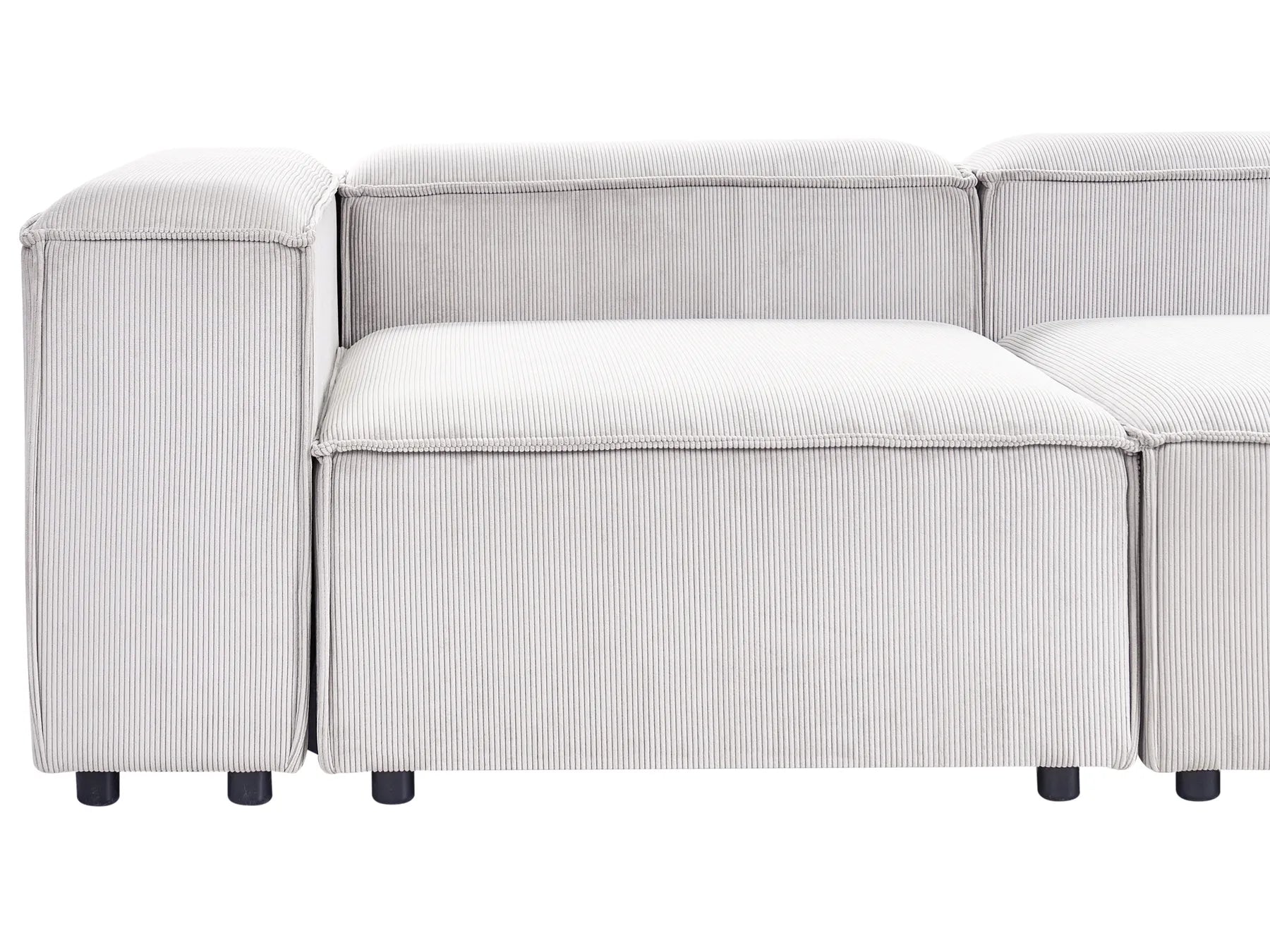 Modular Sofa 3 Seater ARDAL Corduroy Off-White