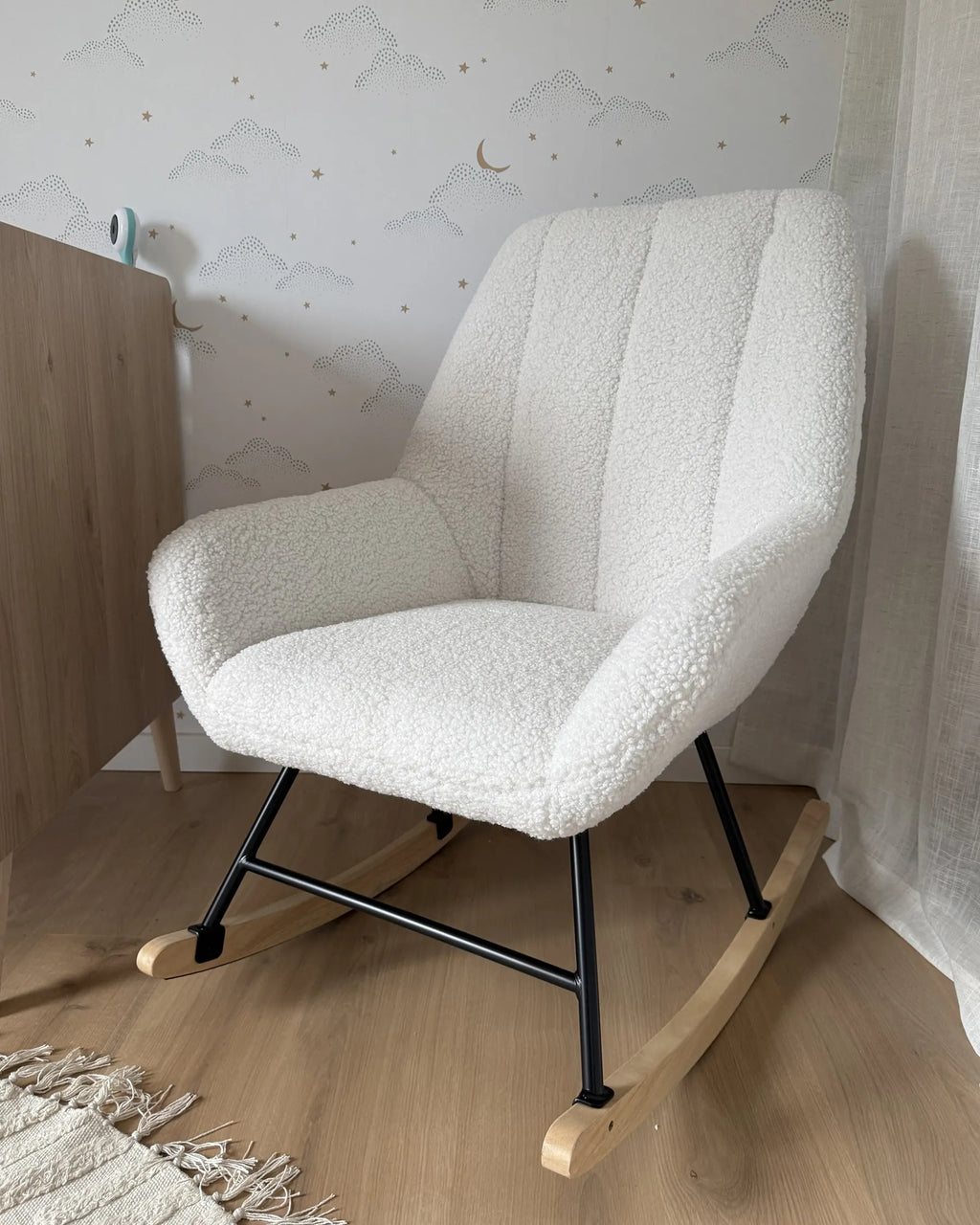 Rocking Chair KINNO Boucle Off-White