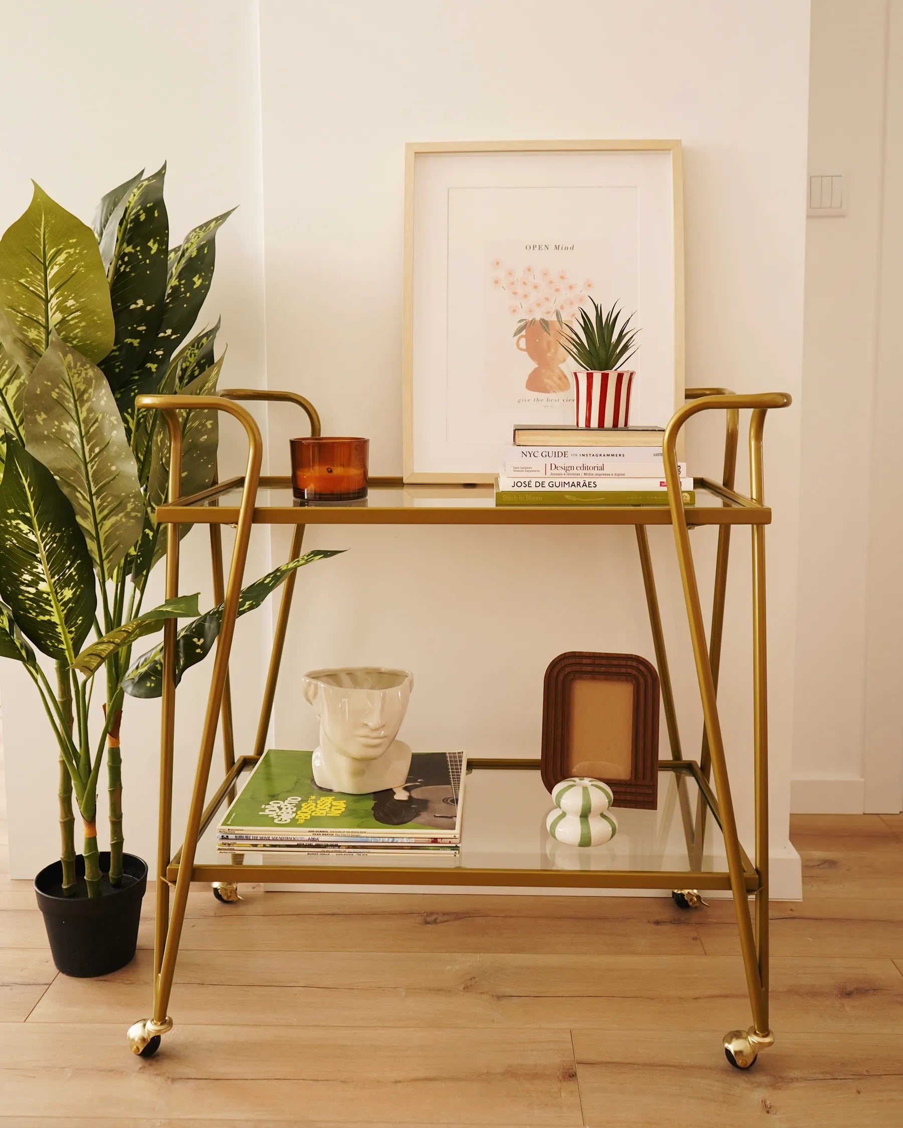 Kitchen Trolley NOTI Metal Gold