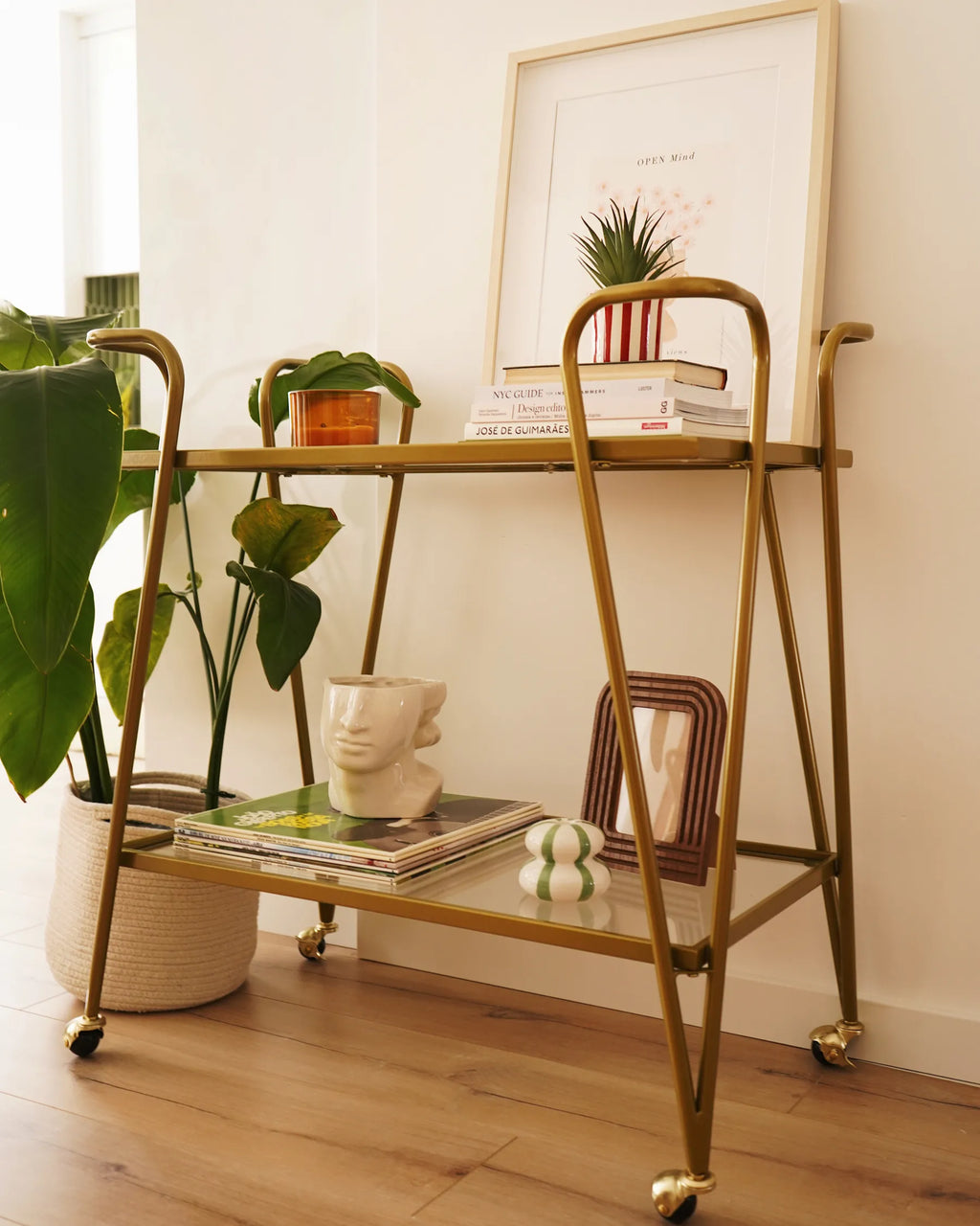 Kitchen Trolley NOTI Metal Gold