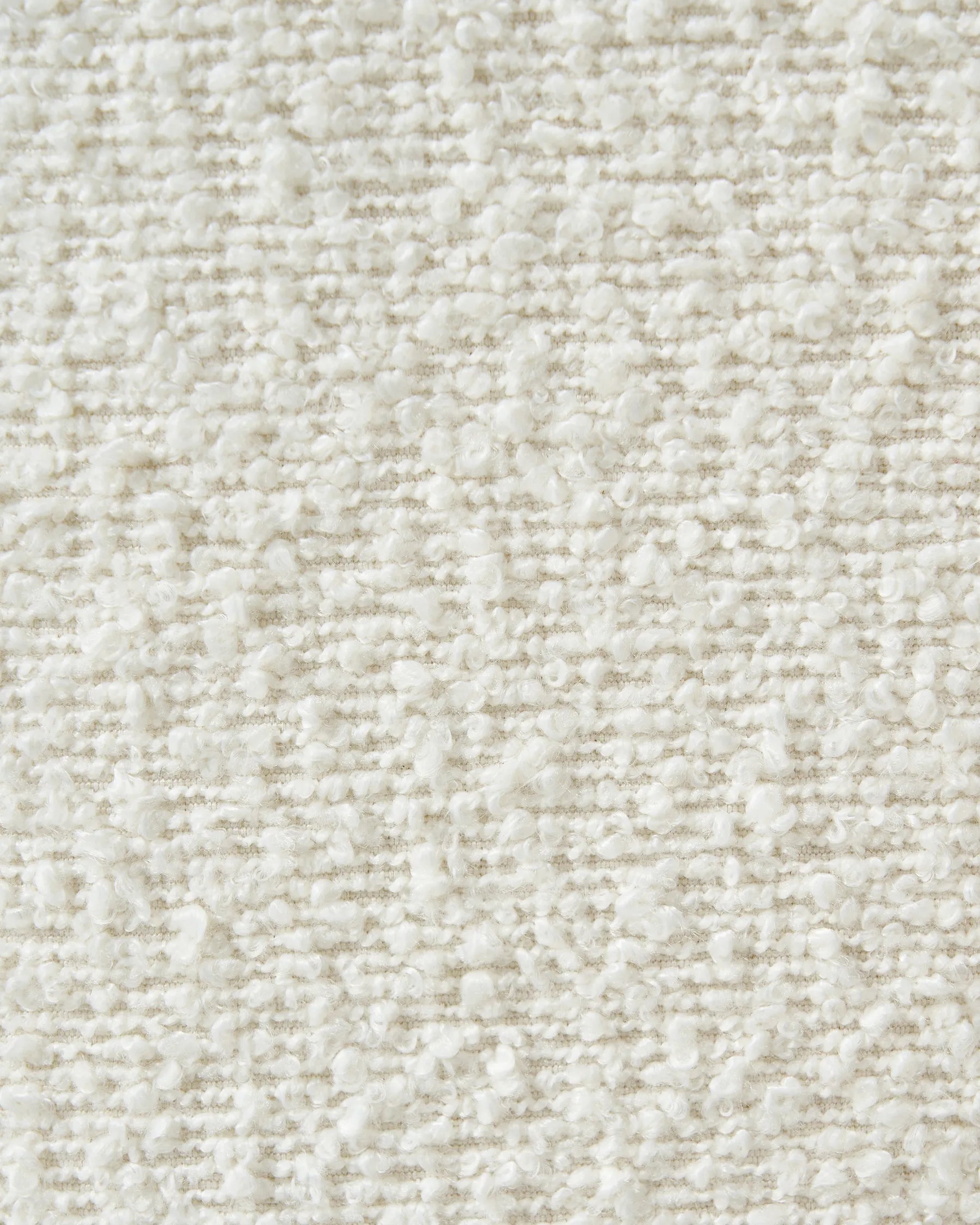 Set of 2 Dining Chairs LUDDEN Boucle Light Beige