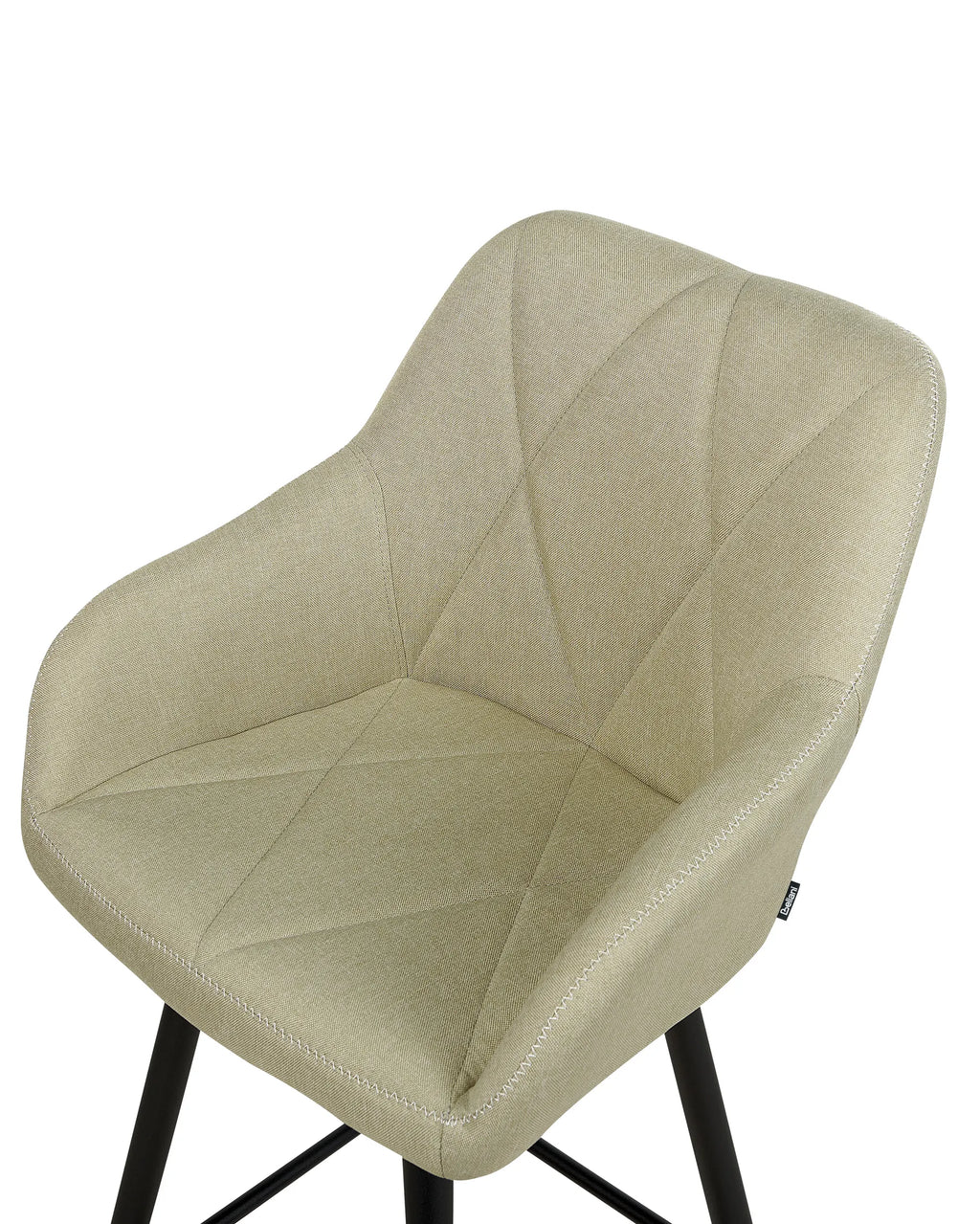 Set of 2 Bar Chairs DARIEN Light Green