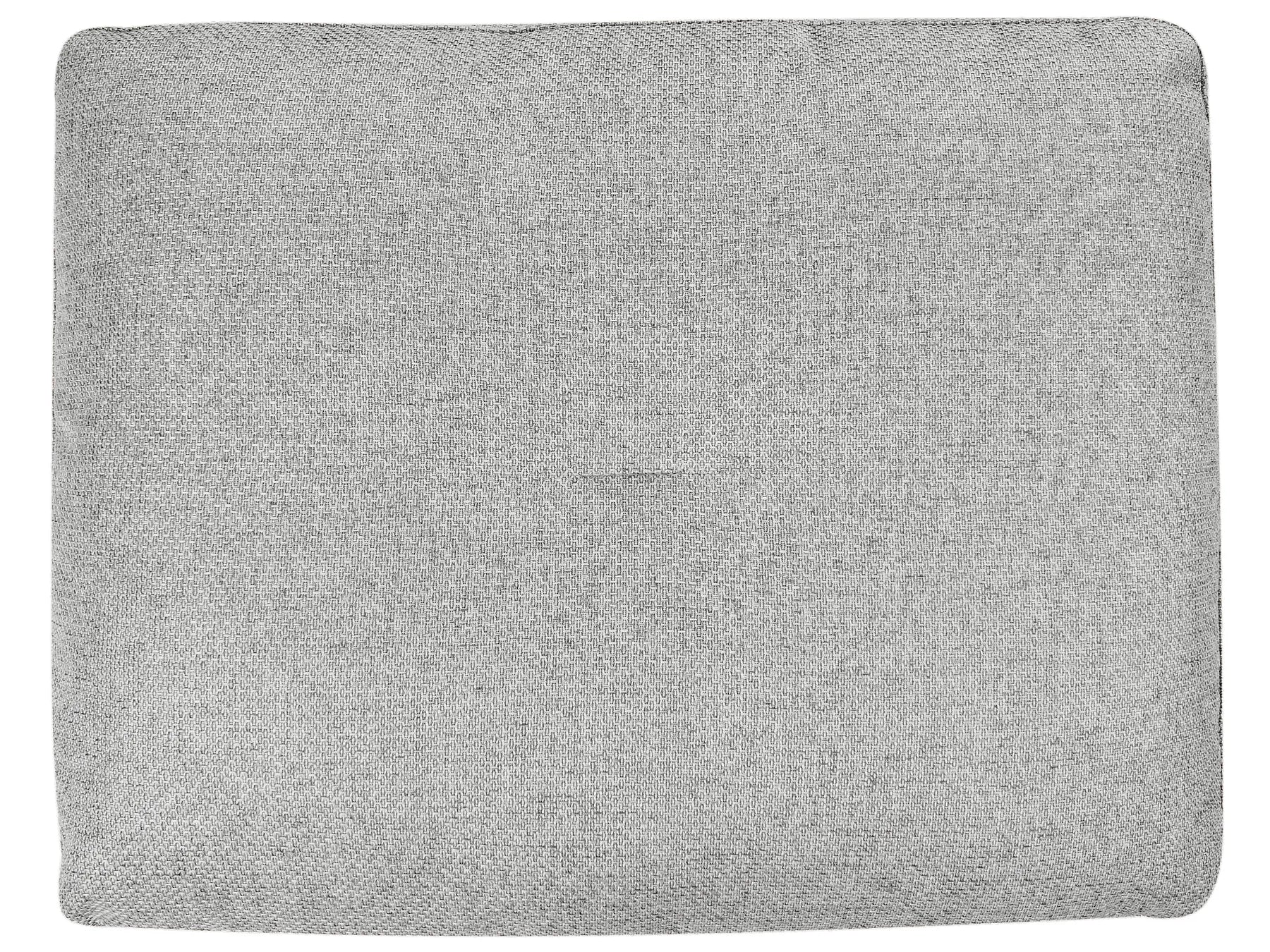 Chaise Longue MARUM Faux Linen Grey