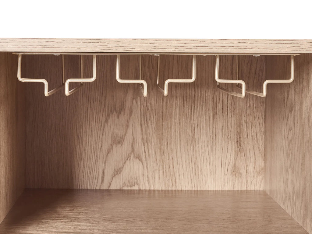 Wine Cabinet COSTELLO Light Brown