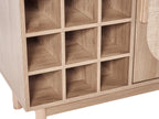 Wine Cabinet COSTELLO Light Brown
