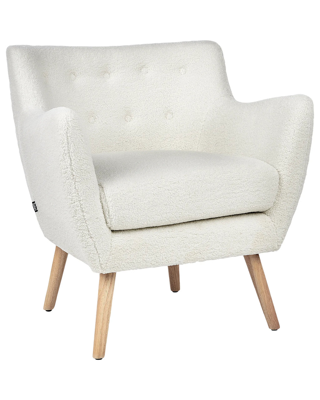 Armchair DRAMMEN Boucle White