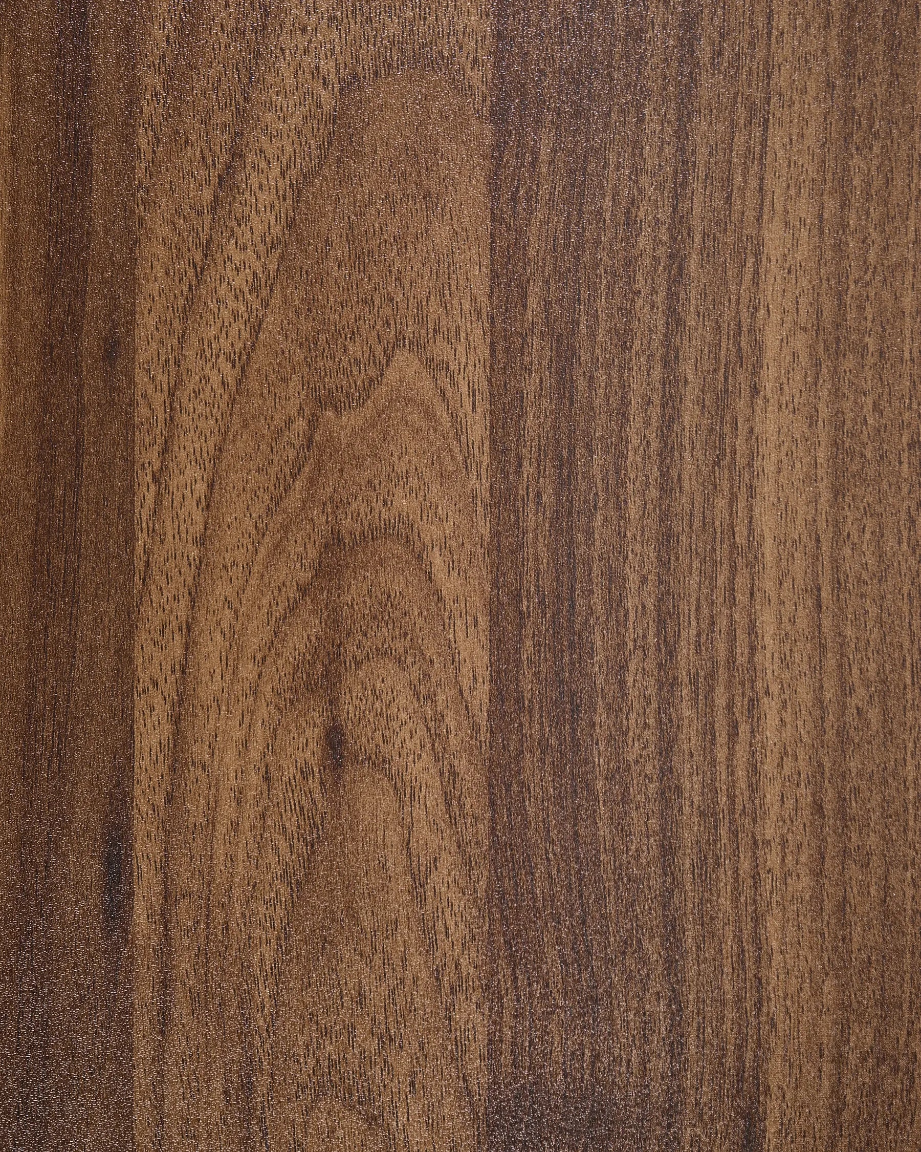 1 Drawer Bedside Table CARAQUET Dark Brown