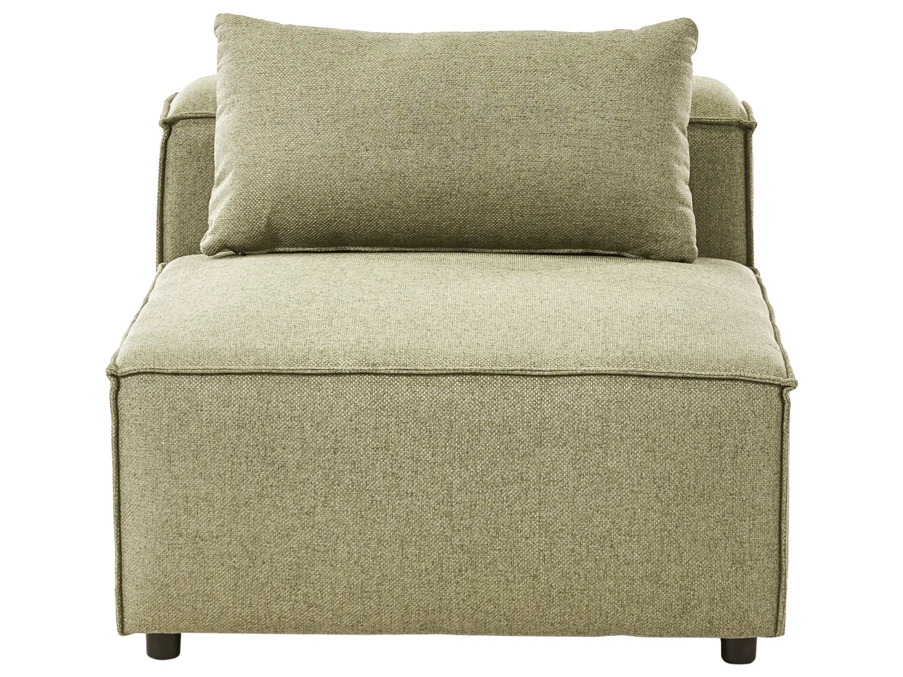 1-Seat Section BRANDE Fabric Light Green