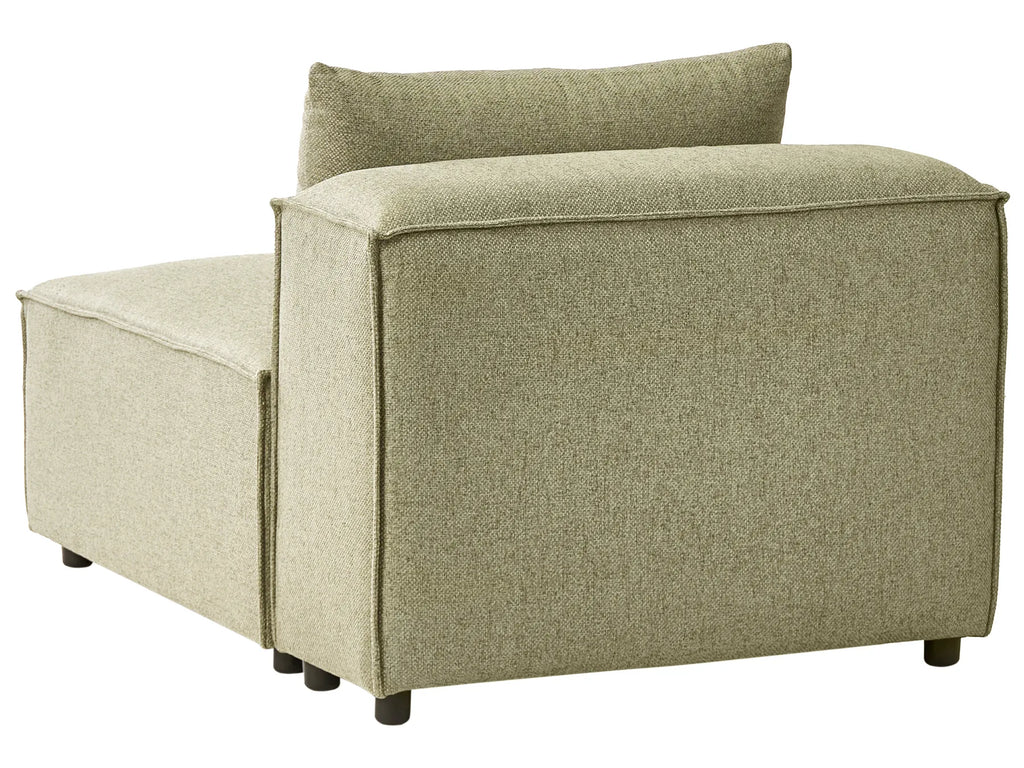 1-Seat Section BRANDE Fabric Light Green