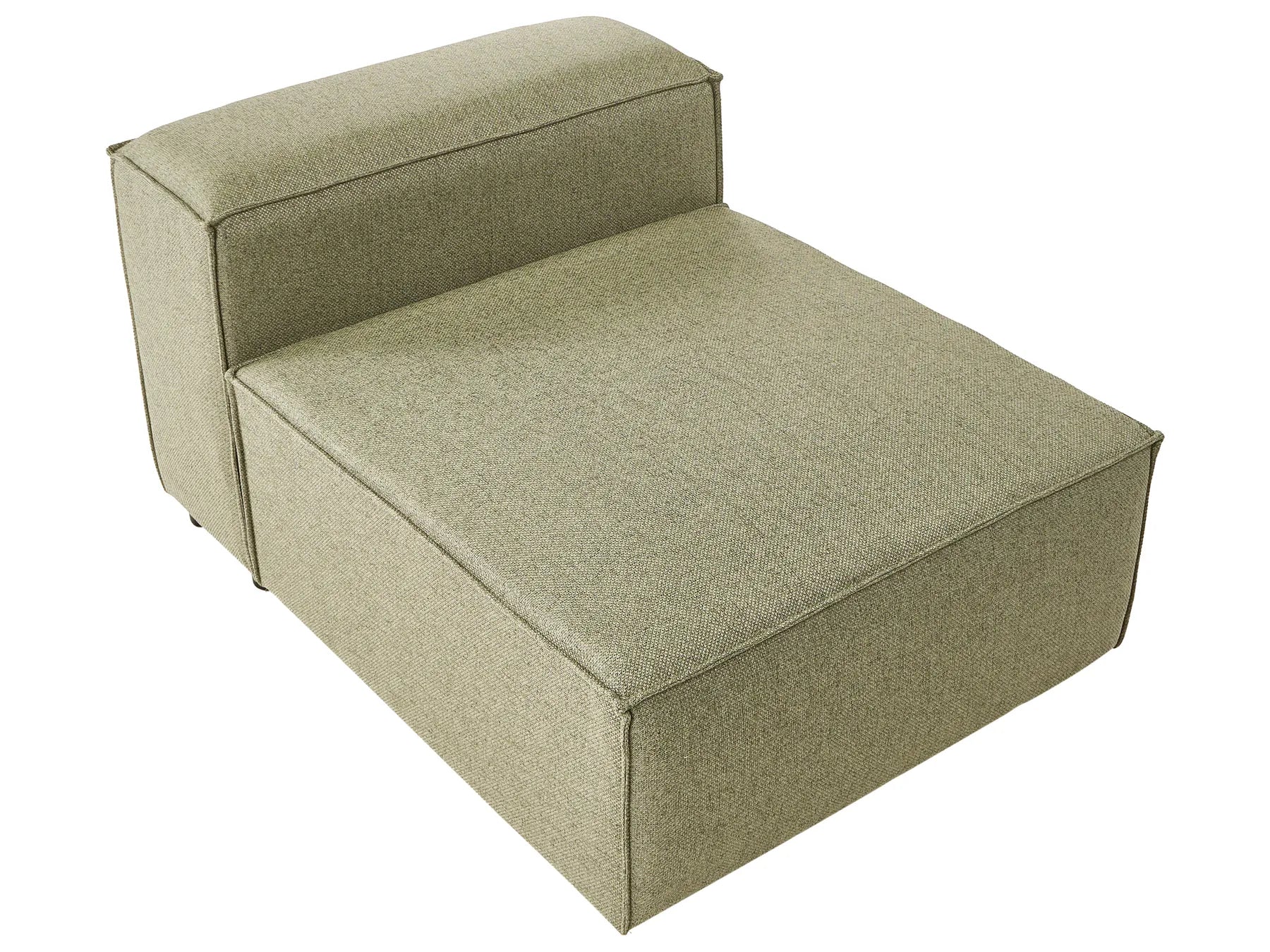 1-Seat Section BRANDE Fabric Light Green