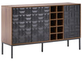 Wine Cabinet CARAQUET Dark Brown