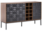 Wine Cabinet CARAQUET Dark Brown