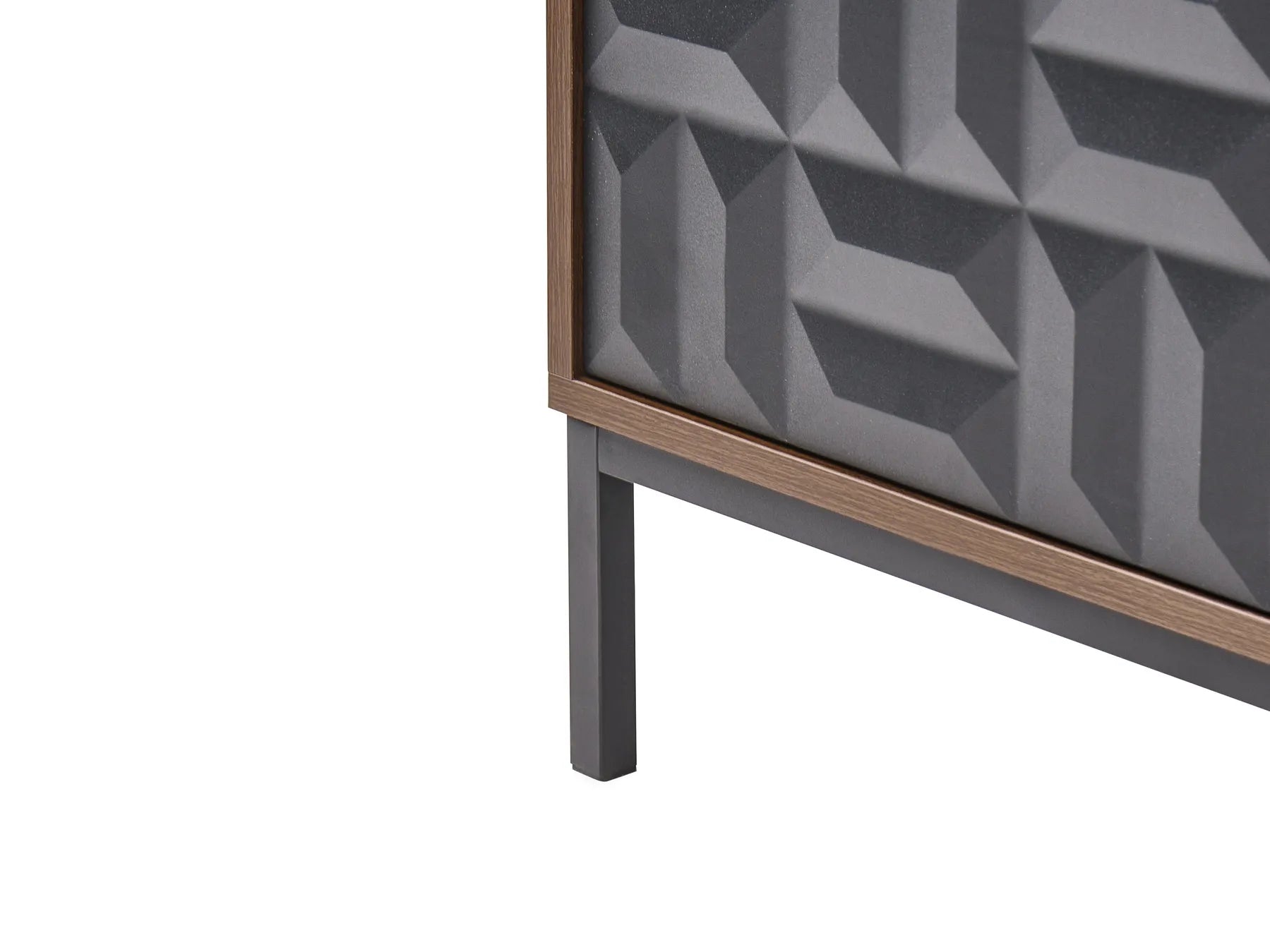 Wine Cabinet CARAQUET Dark Brown