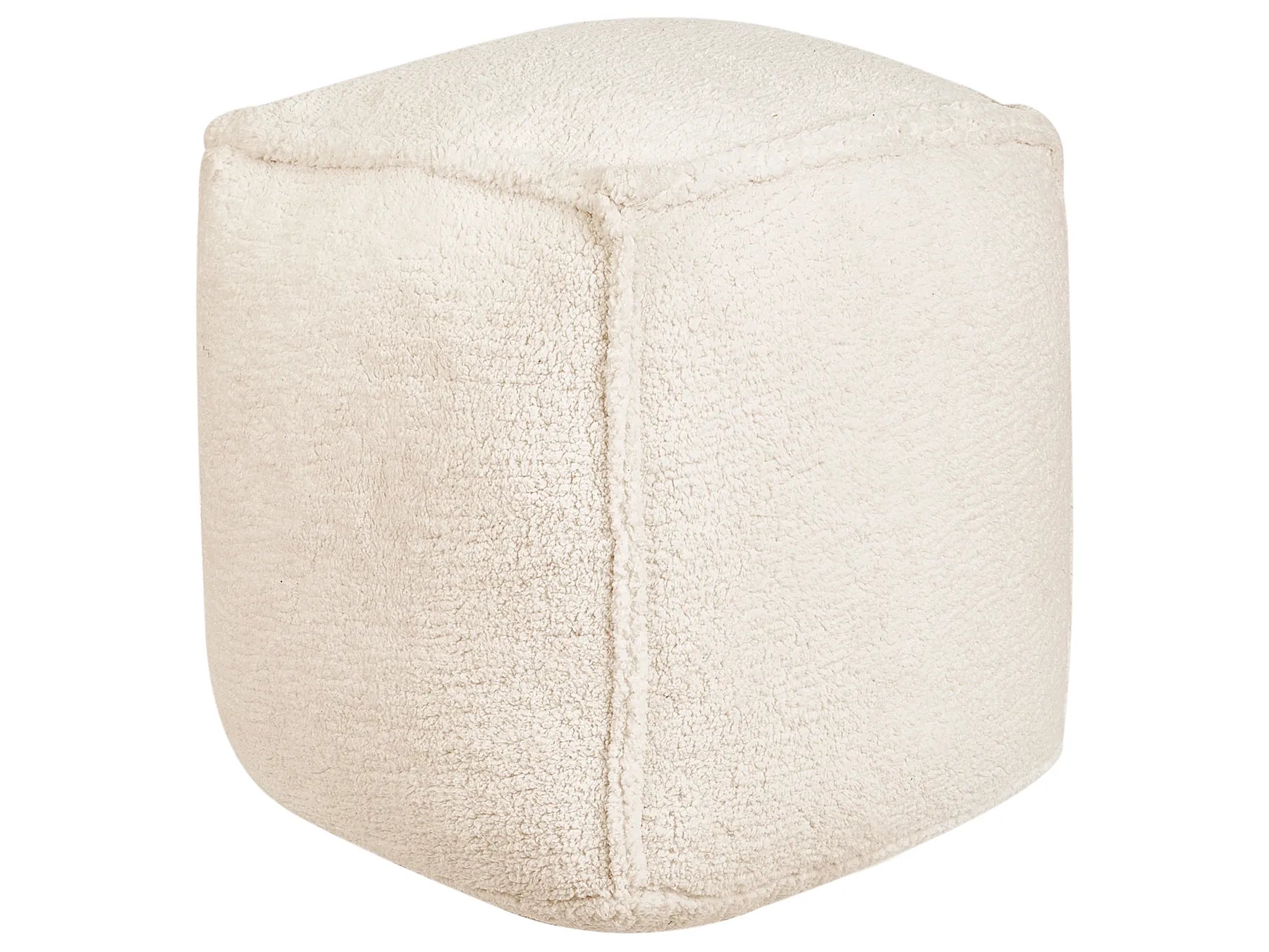Pouffe ALIPUR Boucle Light Beige