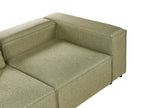 Modular Sofa 3 Seater BRANDE Fabric Light Green