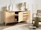 2 Door Sideboard MONCTON Light Brown