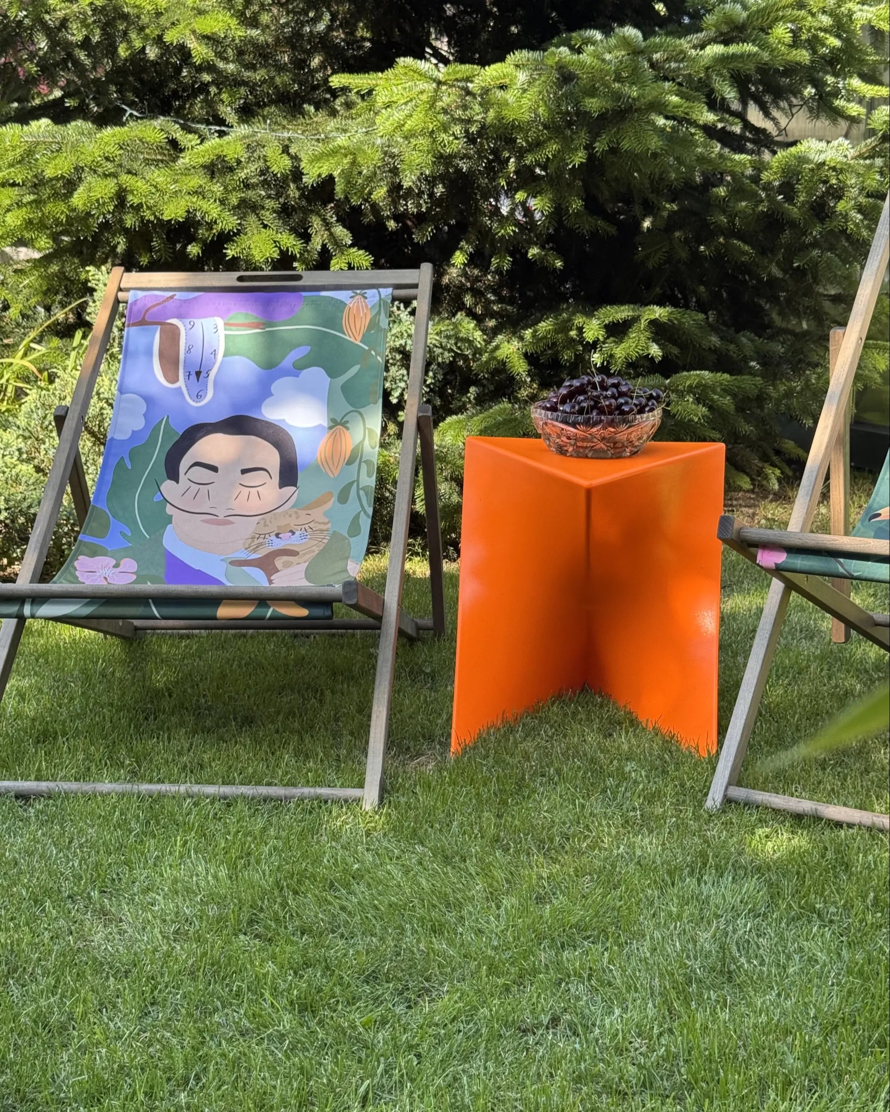 Side Table PECOS Orange