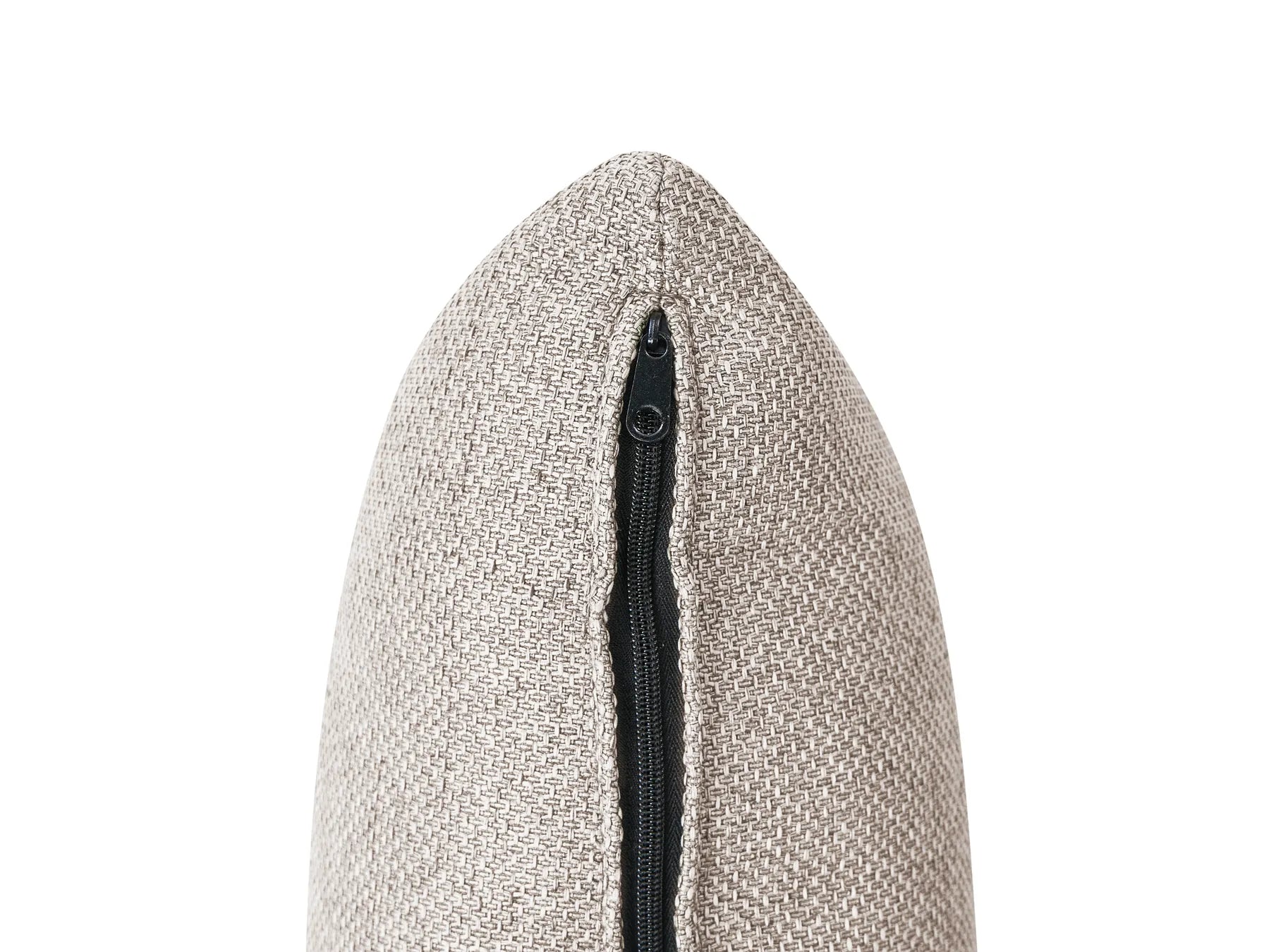 Left-Hand Chaise Lounge BRANDE Fabric Light Brown