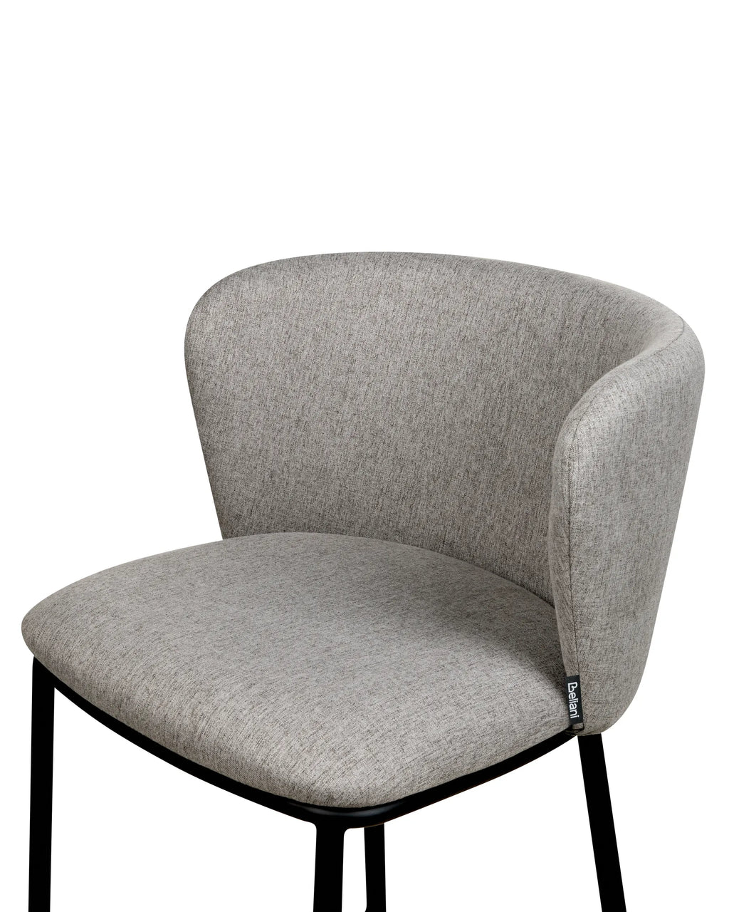Set of 2 Bar Chairs MINA Grey