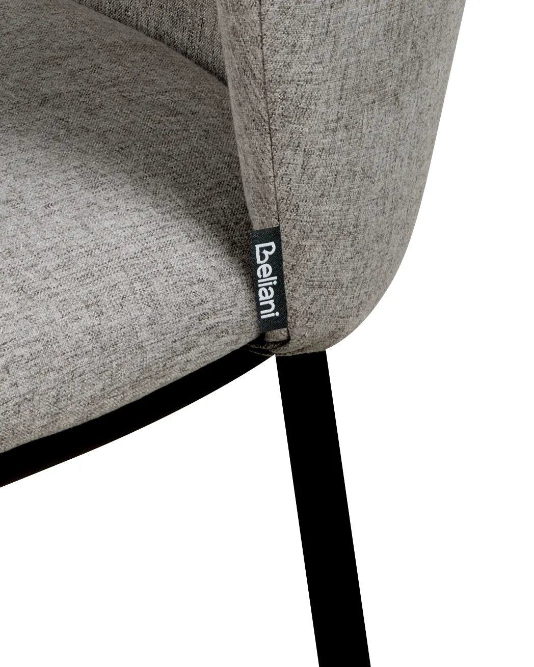 Set of 2 Bar Chairs MINA Grey