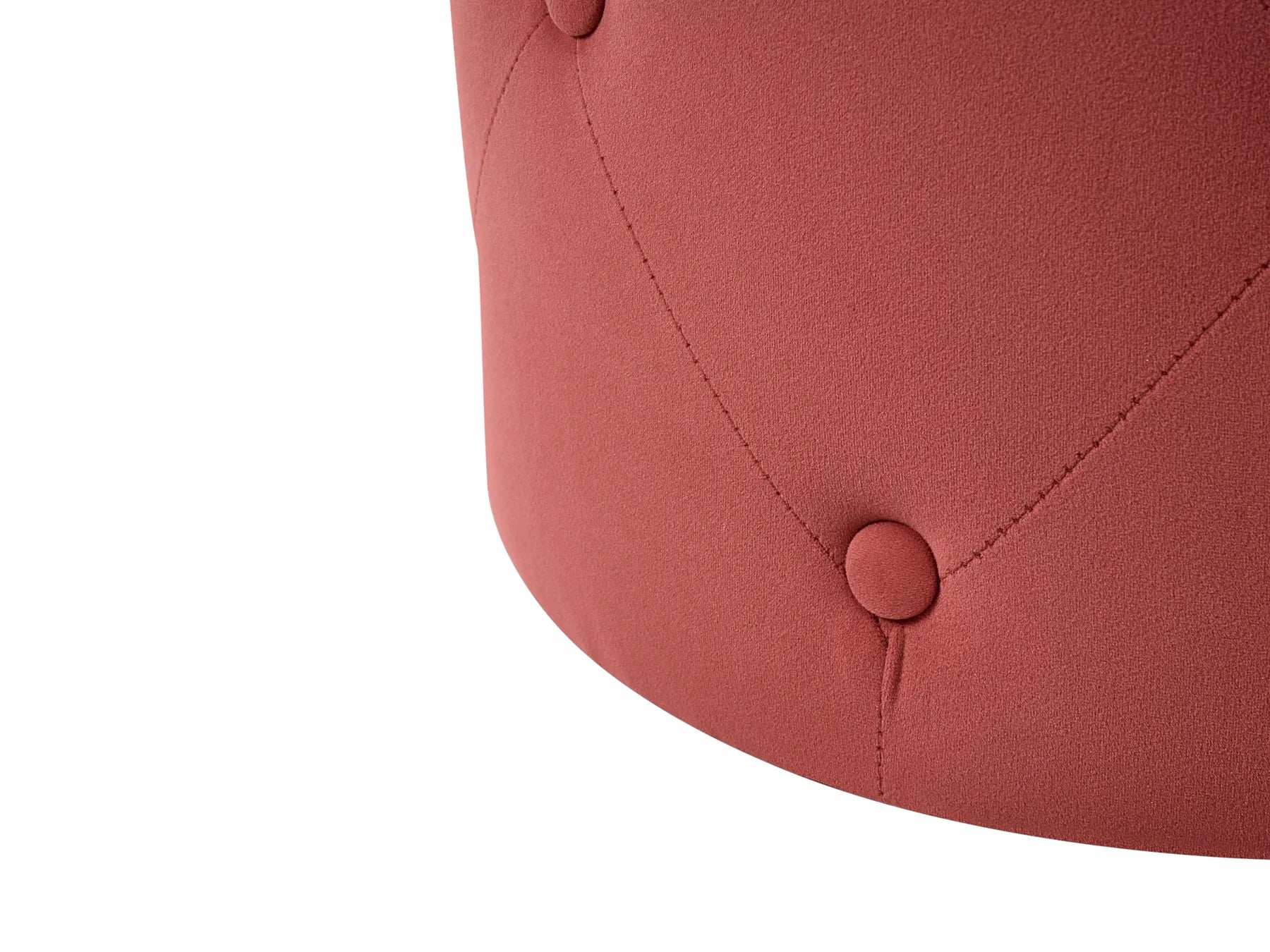 Pouffe COROLLA Velvet Coral