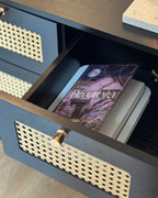 6 Drawer Chest MOURA Black