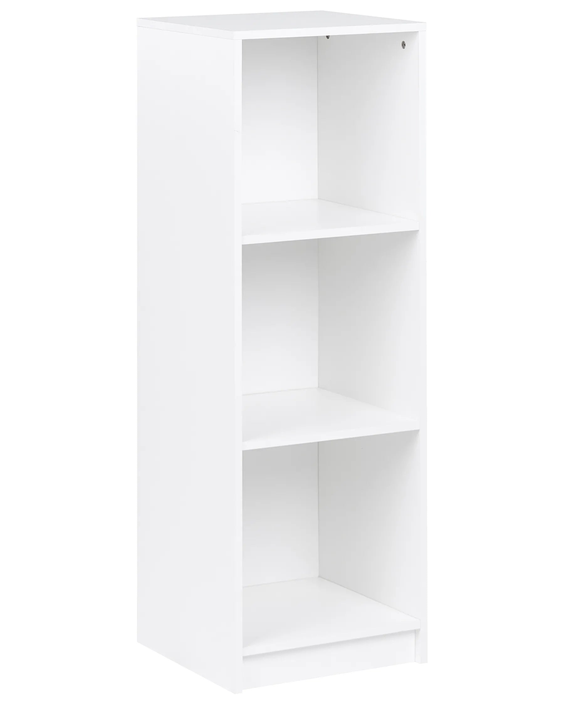 3 Tier Bookcase ZEHNA 117 cm White