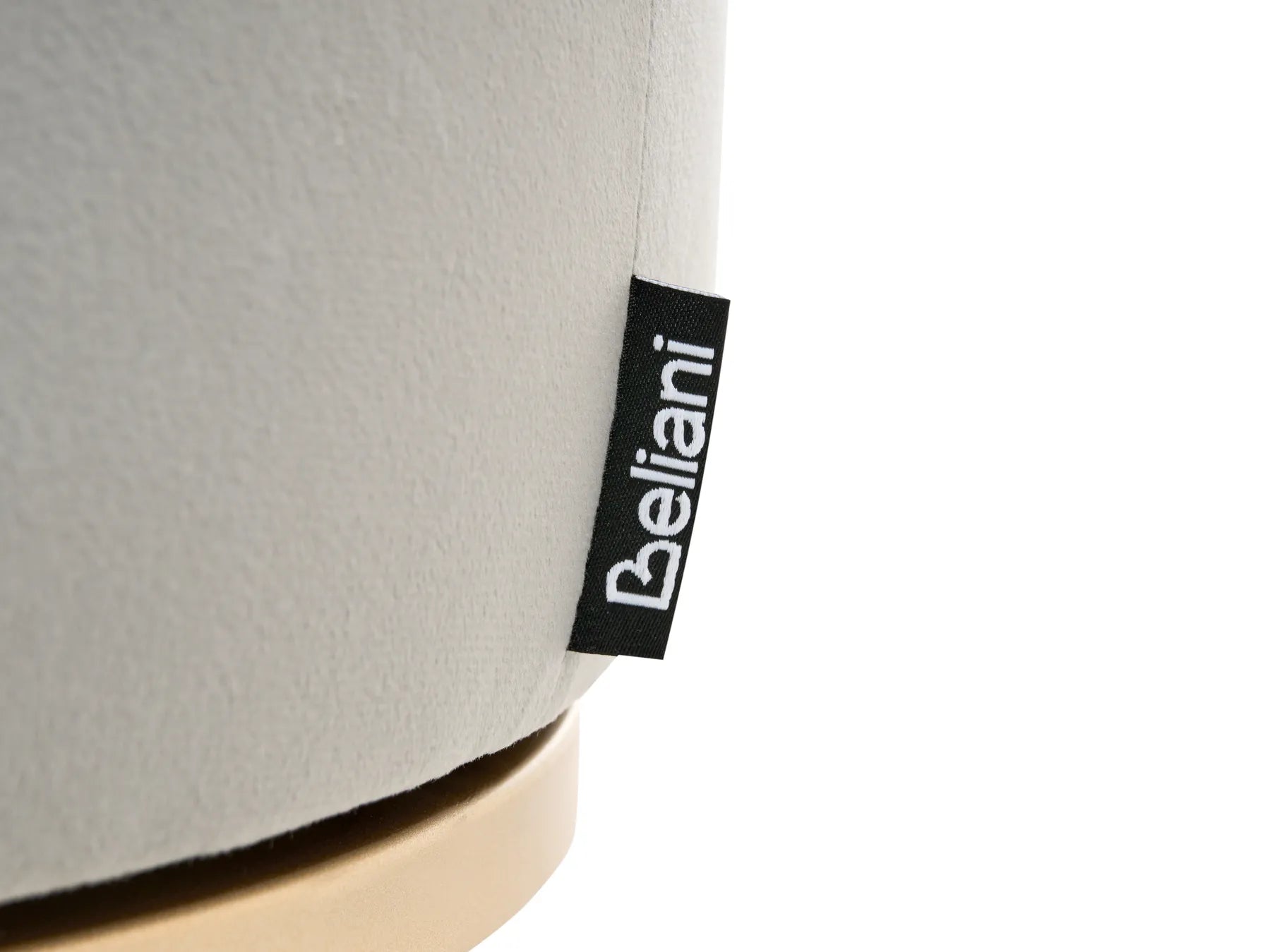 Bench MILRY Velvet Light Grey