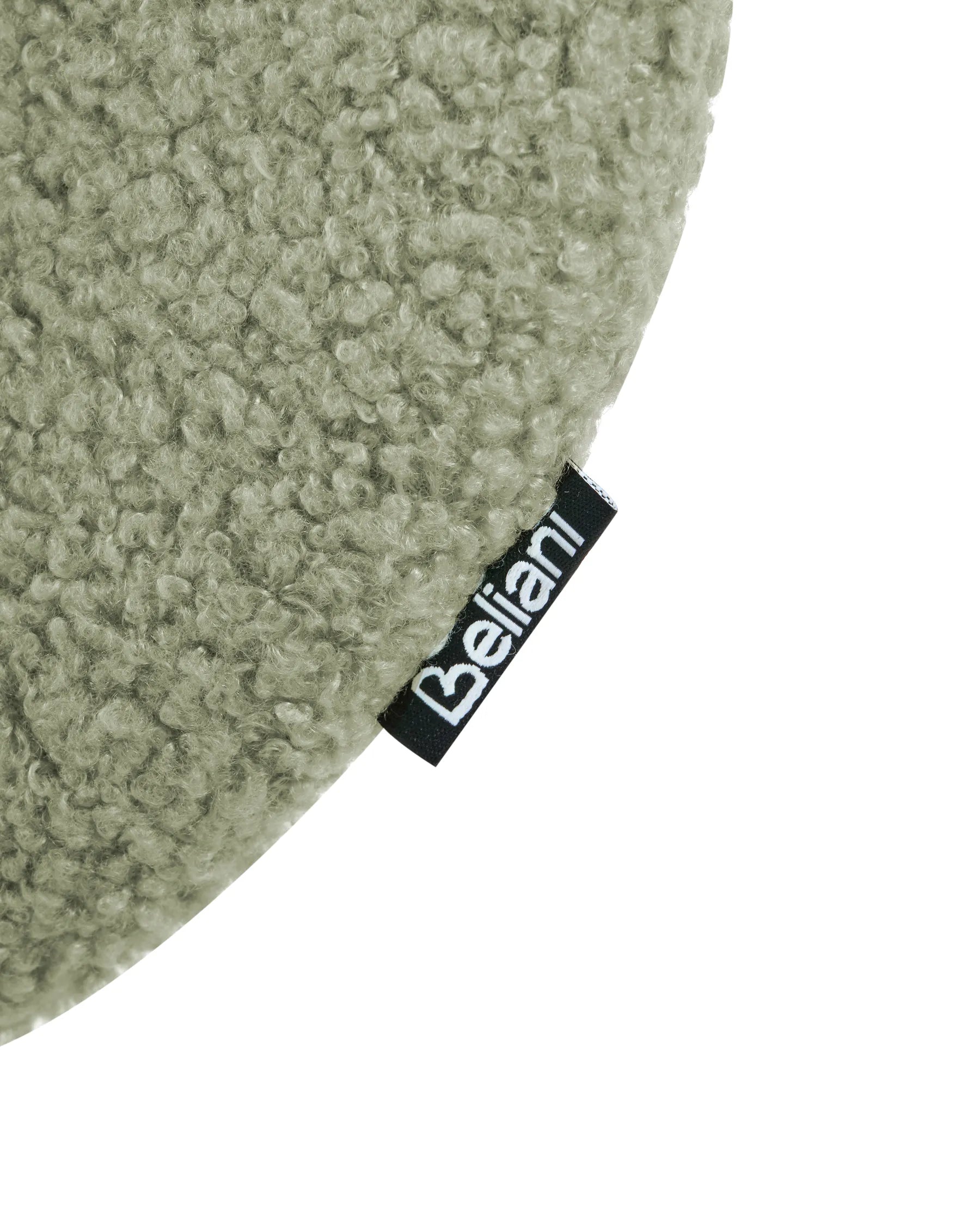 Set of 2 Bar Chairs LUANA Boucle Light Green