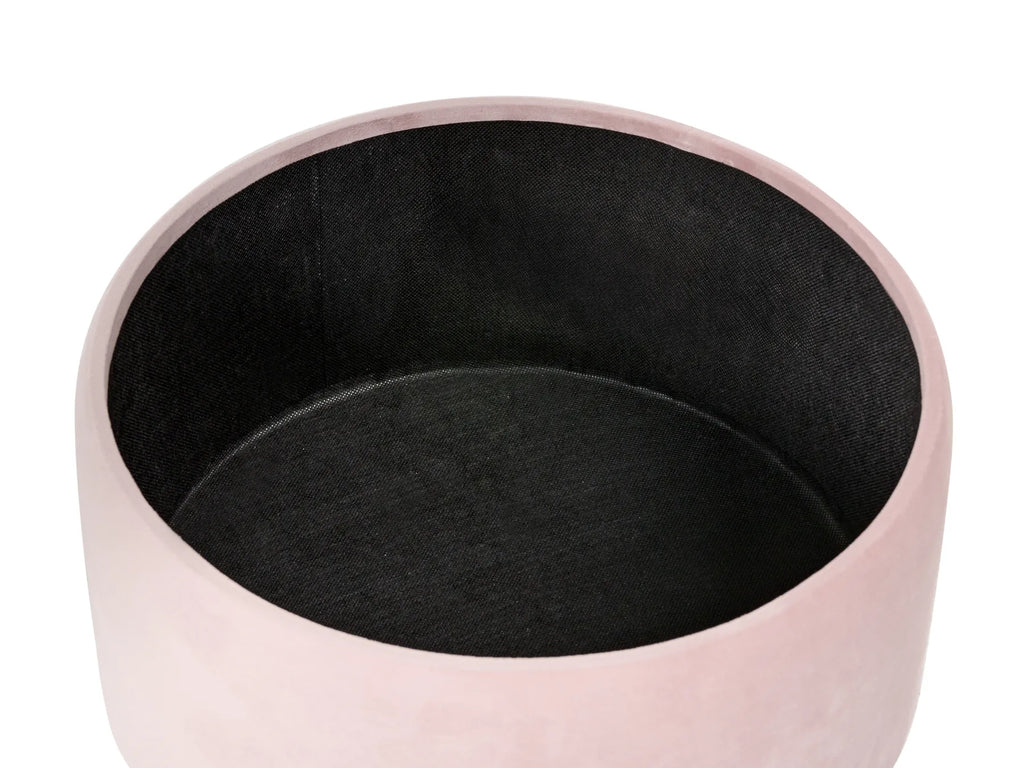 Storage Pouffe SILAS Velvet Pastel Pink
