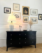 6 Drawer Chest WINCHESTER Black
