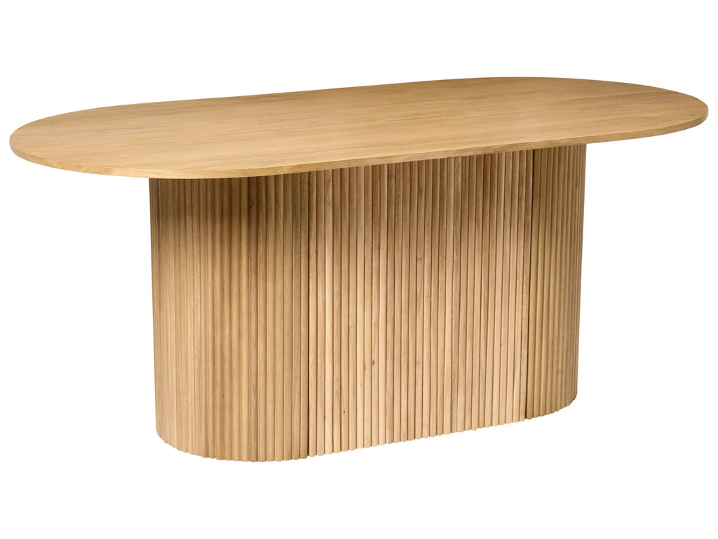 Dining Table LUNNIN Light Oak 90 cm 180 cm