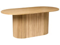 Dining Table LUNNIN Light Oak 90 cm 180 cm