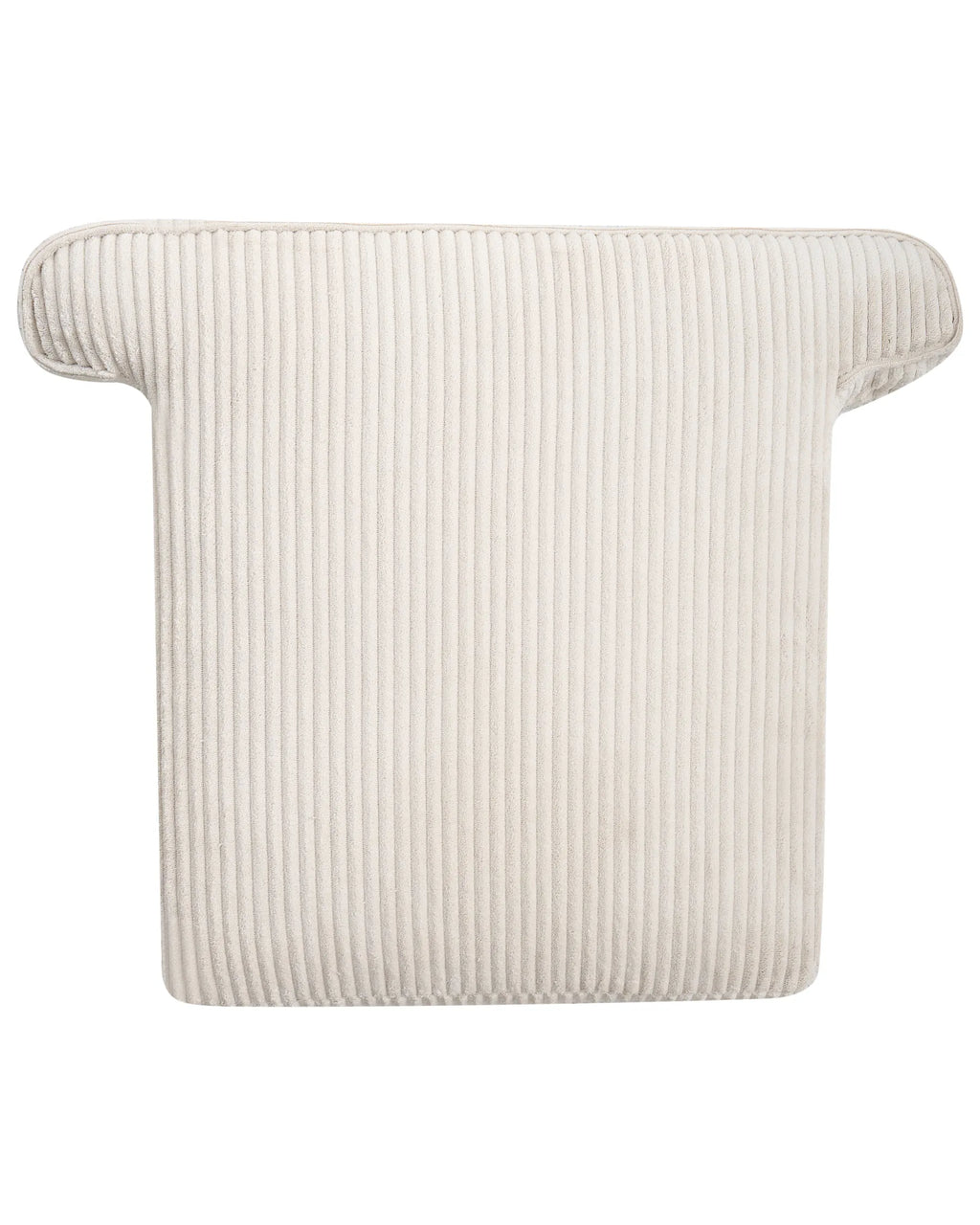 Wingback Chair ABSON Corduroy Light Beige